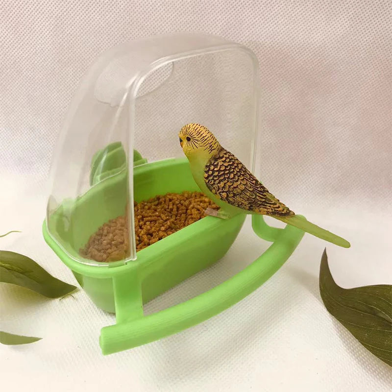 Bird Cage Feeder Parrot Birds Water Hanging Bowl - Pet House Palace