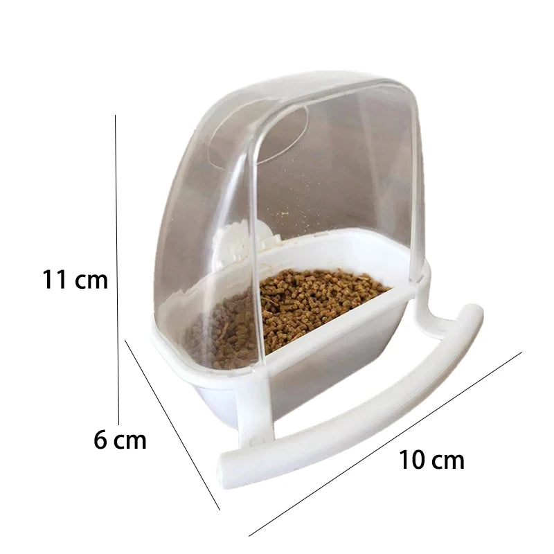 Bird Cage Feeder Parrot Birds Water Hanging Bowl - Pet House Palace