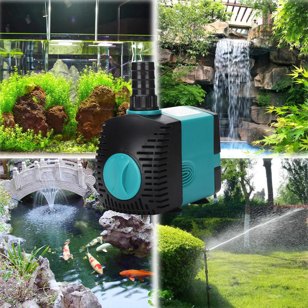 Ultra-Quiet Submersible Water Fountain Pump - Pet House Palace