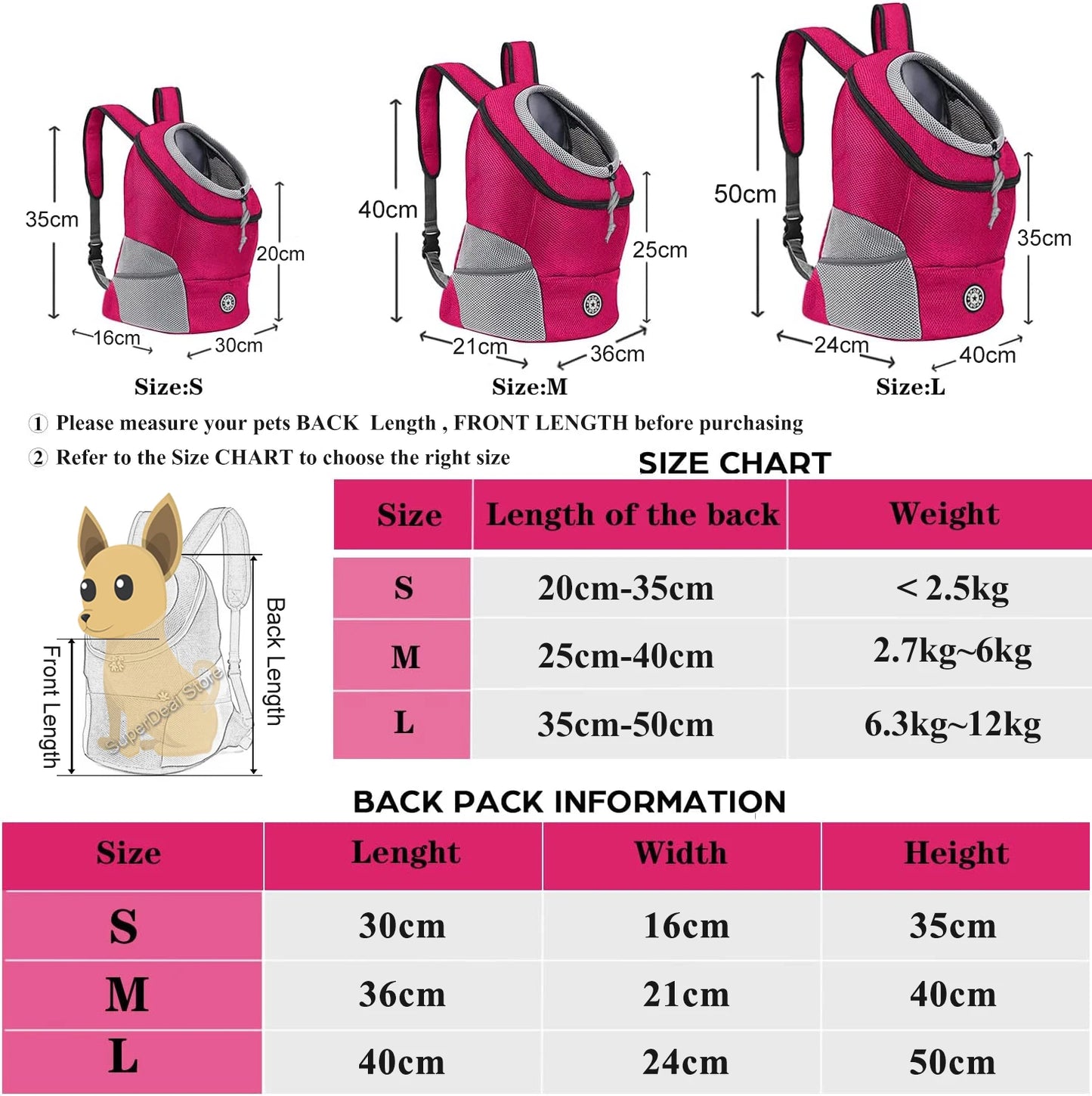 Pet Dog Carrier Bag Carrier - Pet House Palace