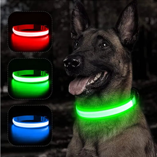 LED Glowing Dog Collar Adjustable - Pet House Palace