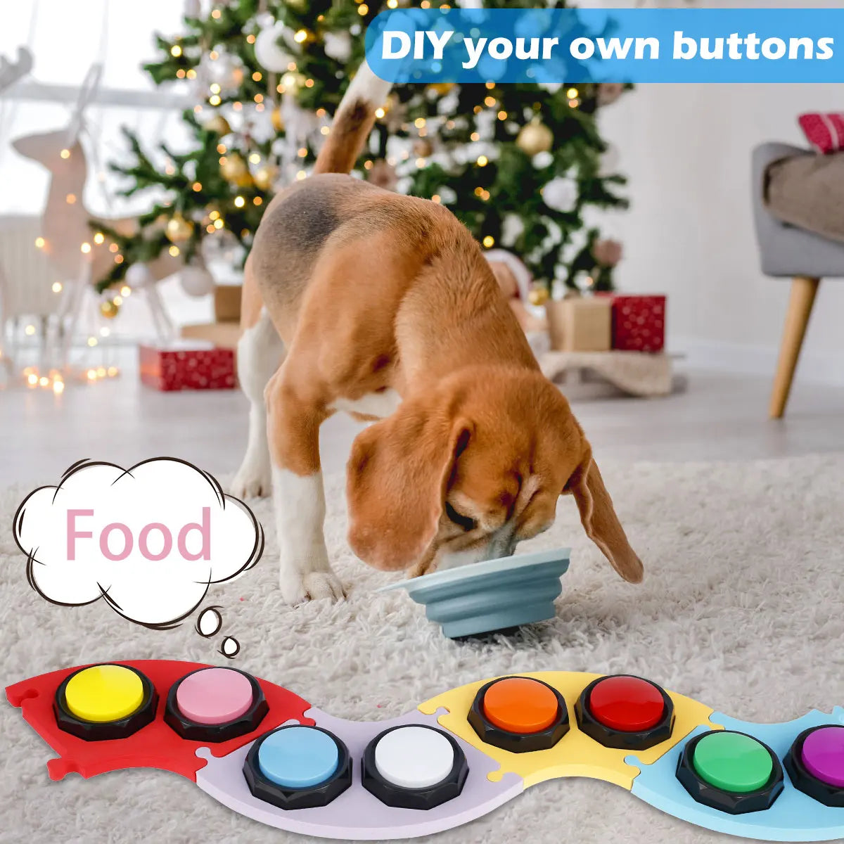 8Pcs Voice Recording Button Pet Toys - Pet House Palace