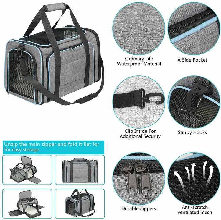 Pet Portable Carriers Bag waterproof - Pet House Palace