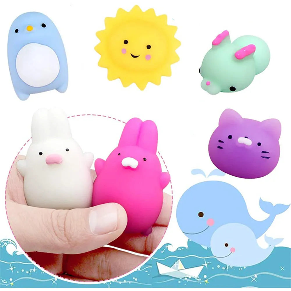 20/30/50PC Cute Cartoon Animal Stress Relief Toys For  Kids Party Supplies - Pet House Palace