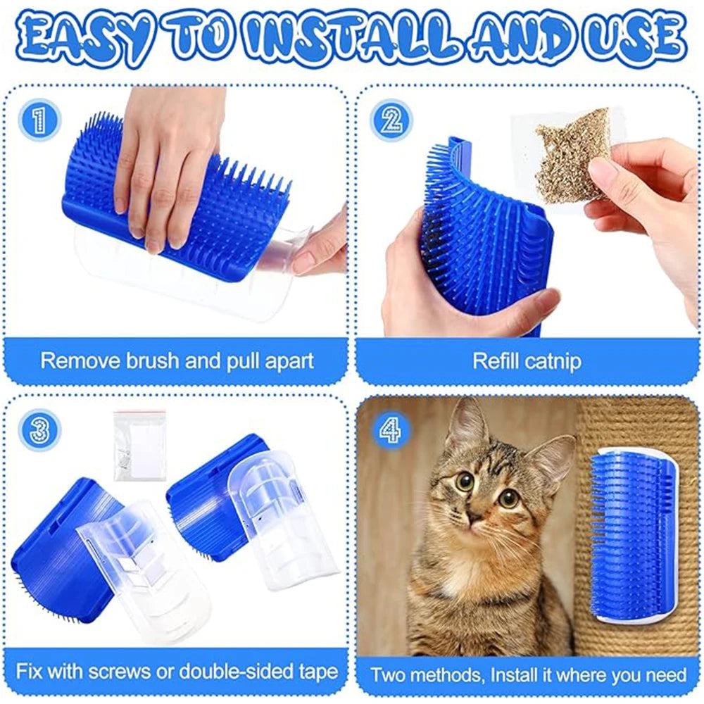 Cat Scratcher Massage Self Groomer Comb