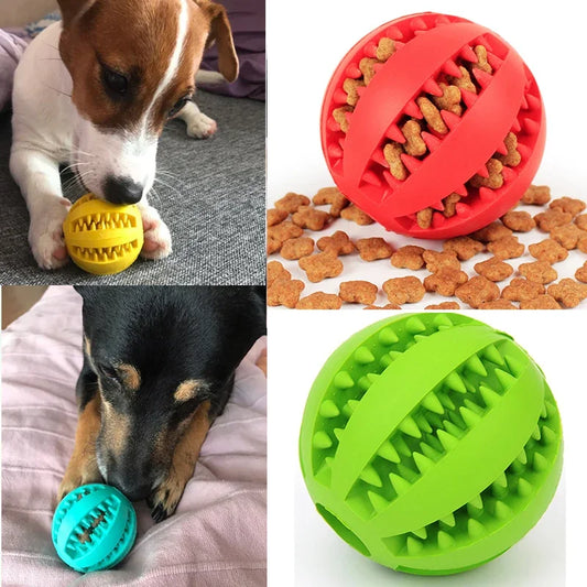 Pet Dog Toy Interactive Rubber Balls Tooth Cleaning Balls - Pet House Palace