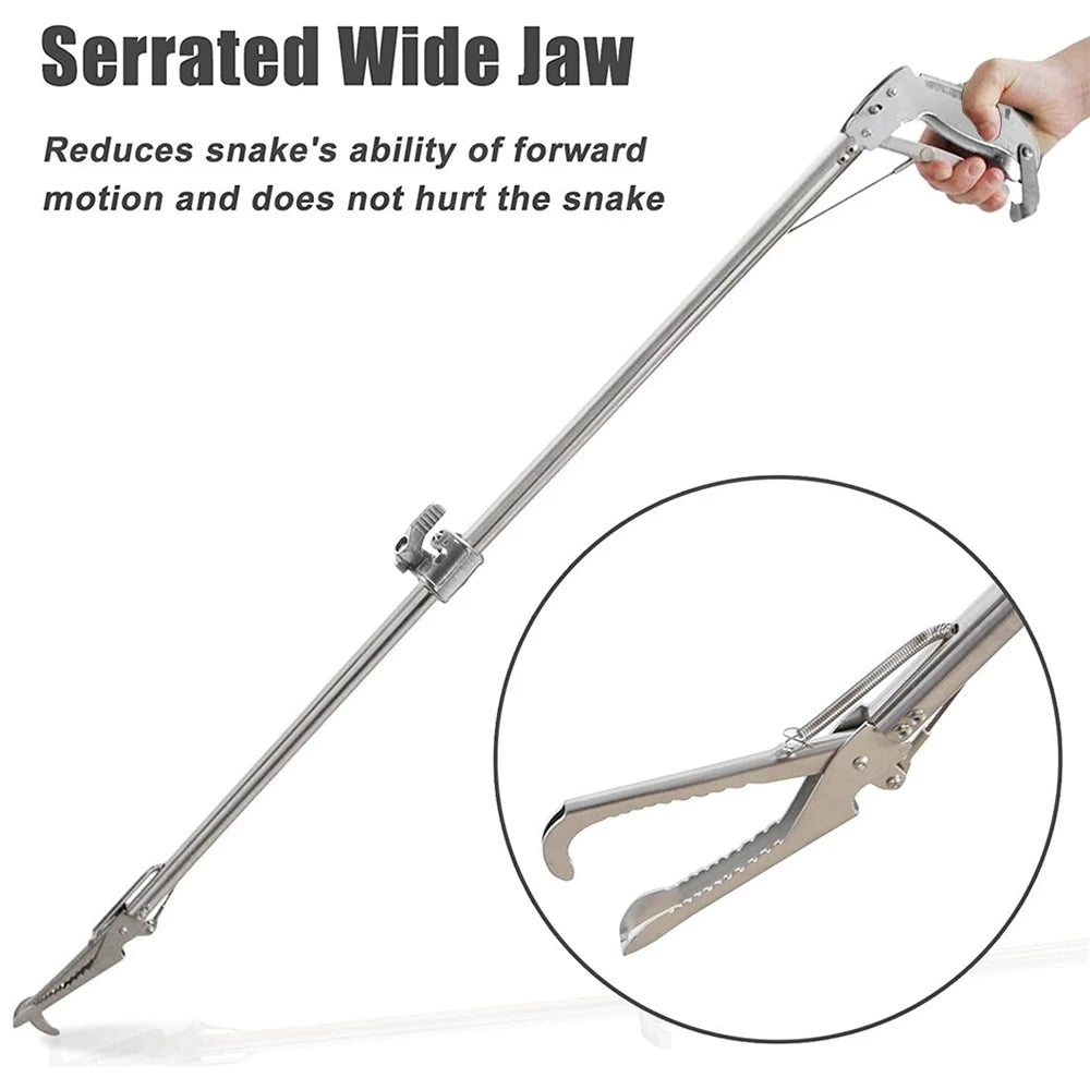 Professional folding rattlesnakes tongs.