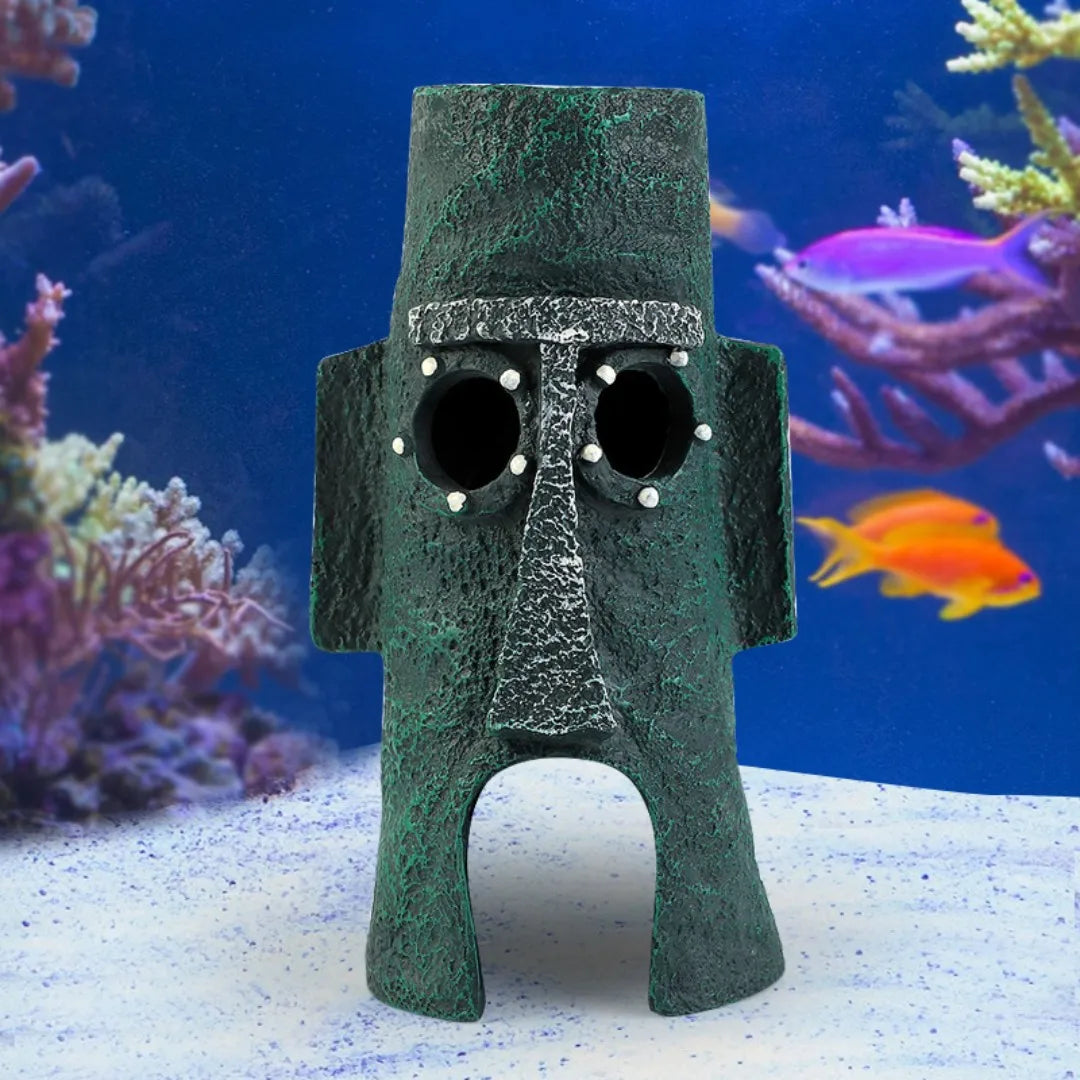 Resin Castle Fish Tank Decorations - Pet House Palace