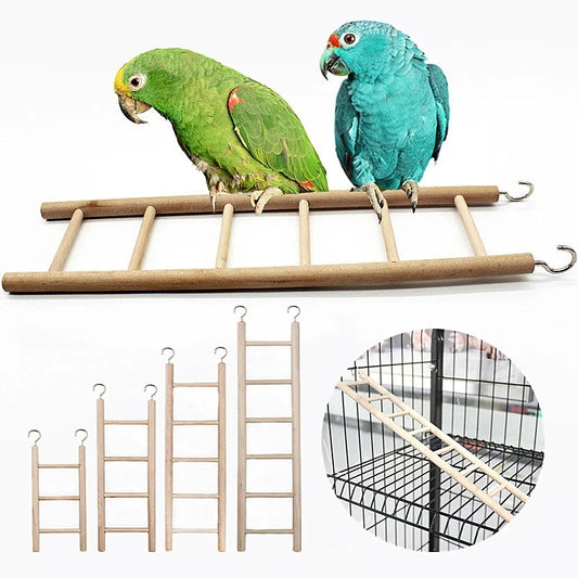 Swing Wooden Climbing Ladder - Pet House Palace